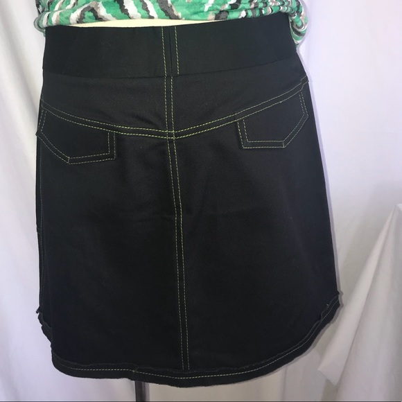 Tom Nguyen black jean mini skirt - Picture 2 of 4